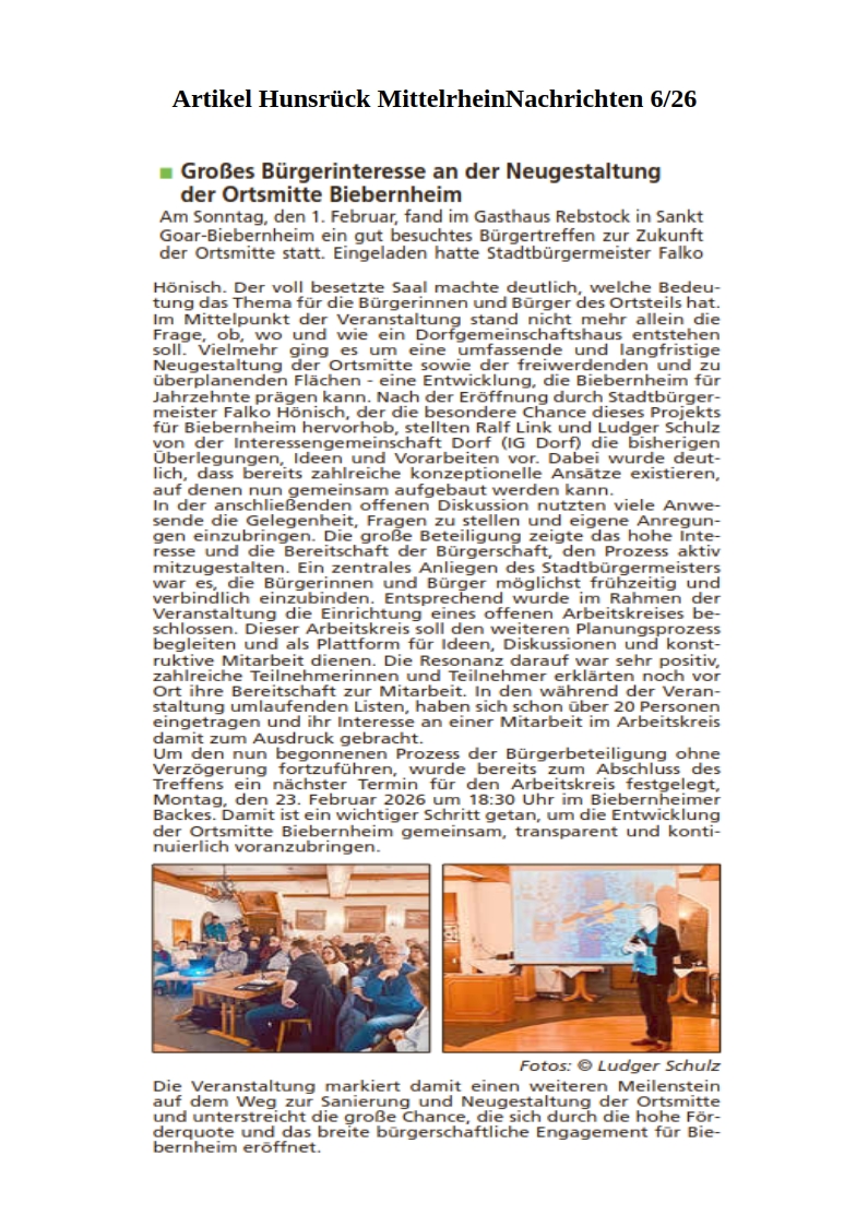 Infoabend 01.02.2026